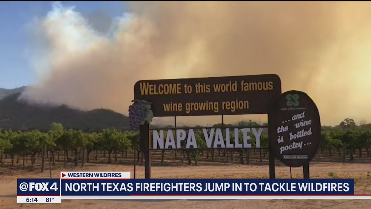 More North Texas firefighters head to California to battle wildfires